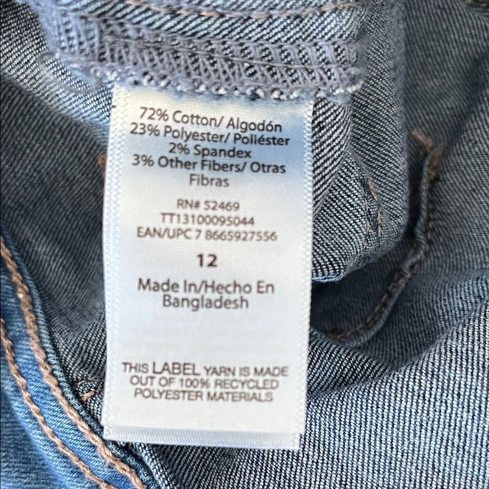 Time and Tru Patchwork Jeans - Size 12 - Picture 10 of 10
